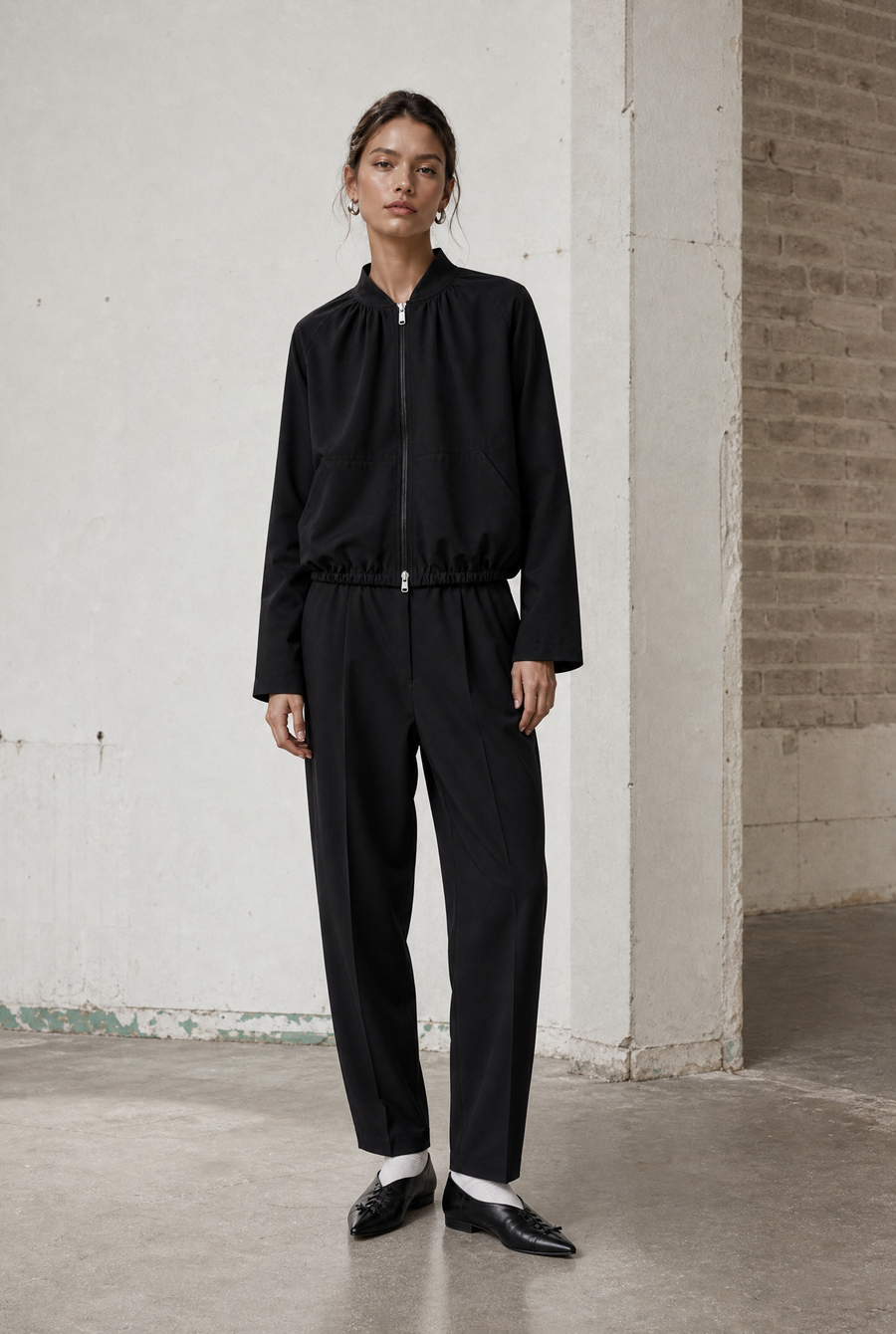 Pantalon Umbretto en jersey technique