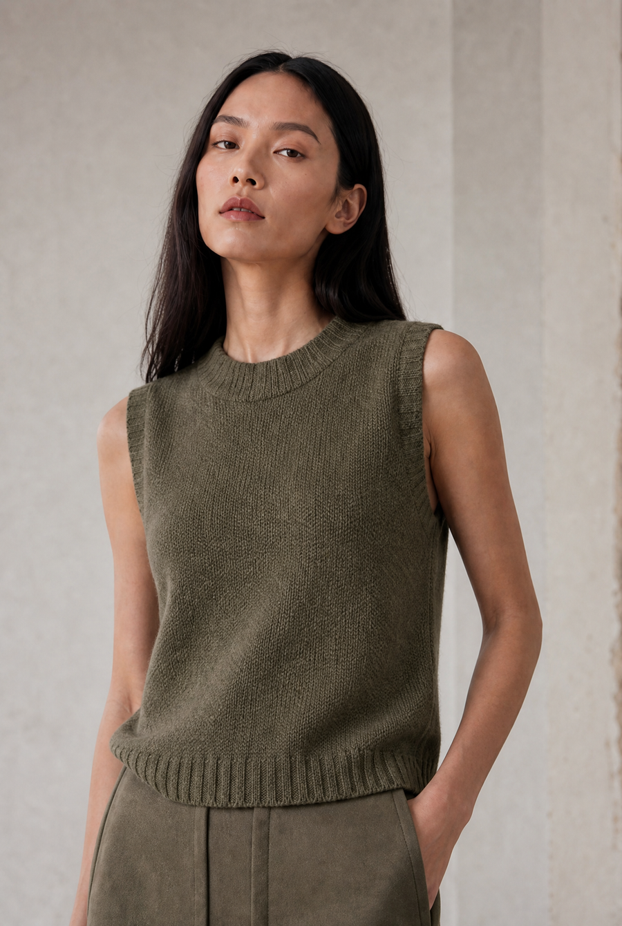 Abigail alpaca vest EX H24179