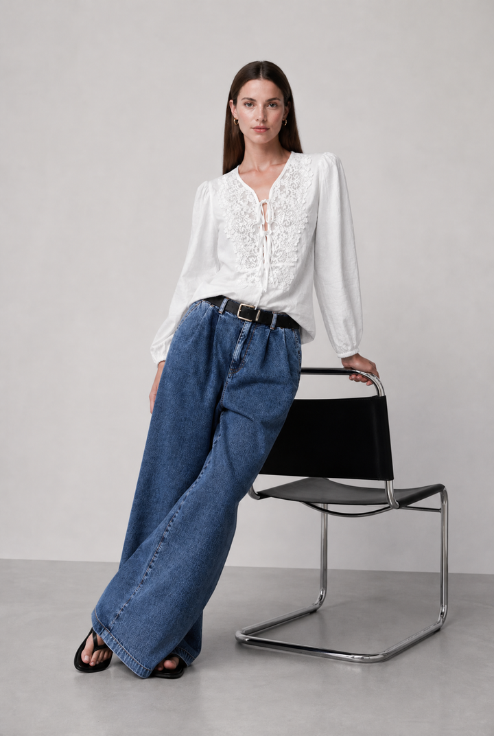 Bony viscose lace blouse