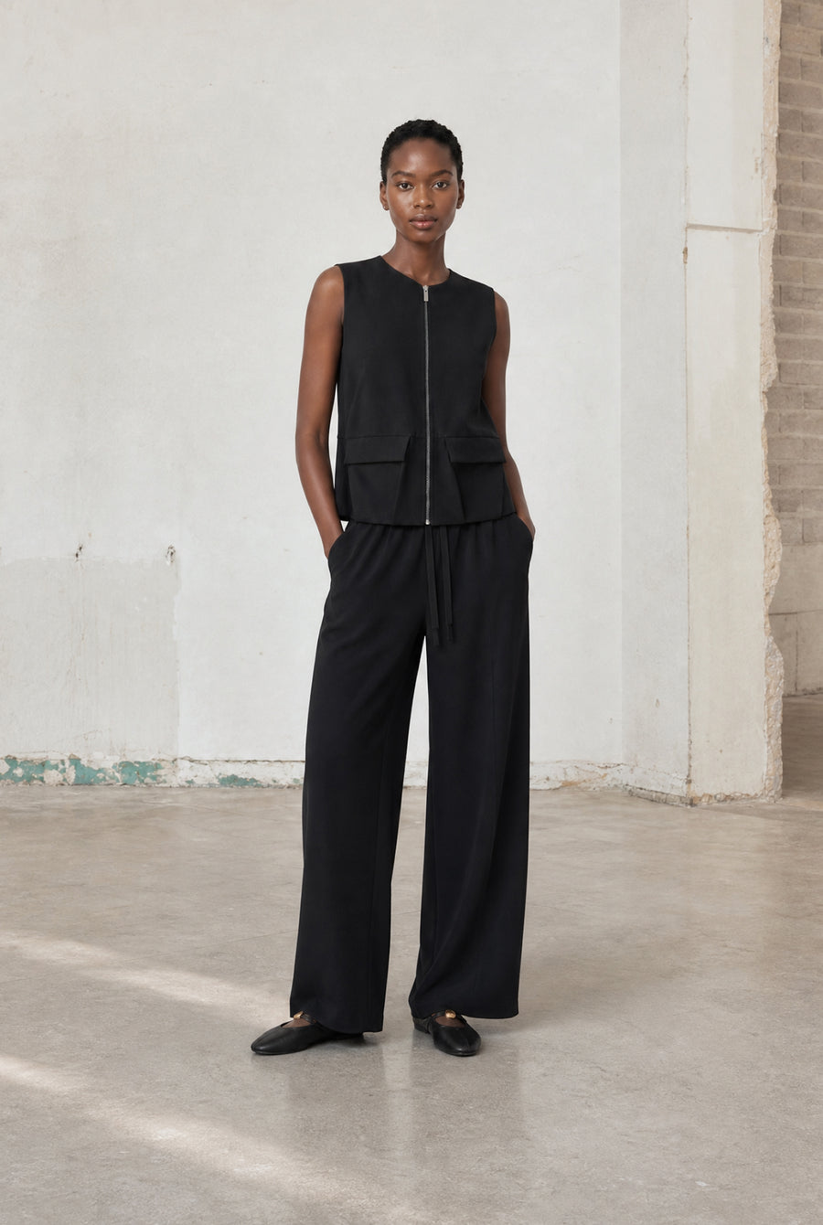 Pantaloni Evo a gamba larga in jersey tecnico