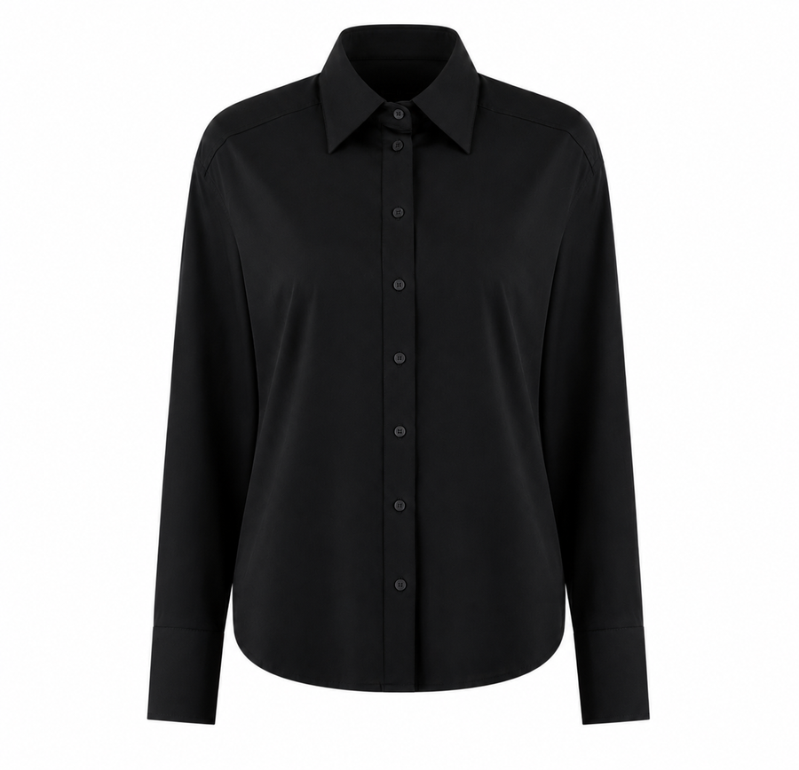 Ivona blouse technical jersey | Black