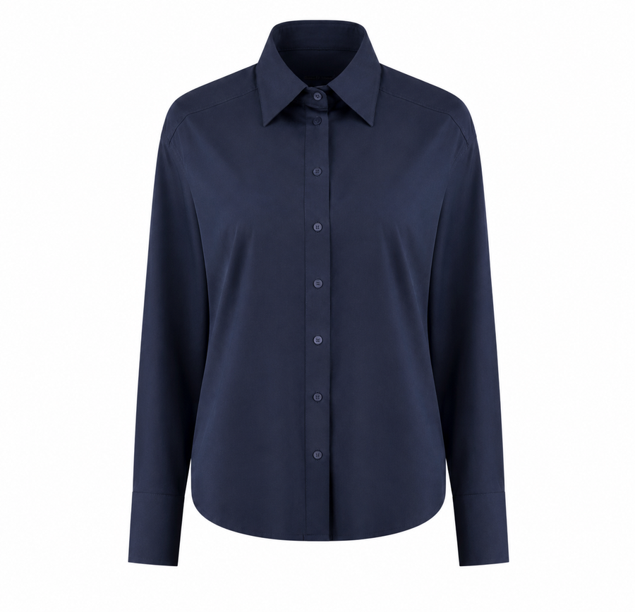Ivona blouse technical jersey | Blue