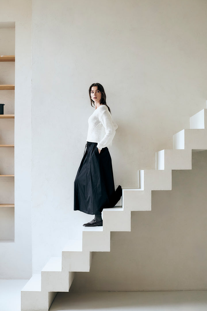Fancy cotton Pullover E20197S | Off White