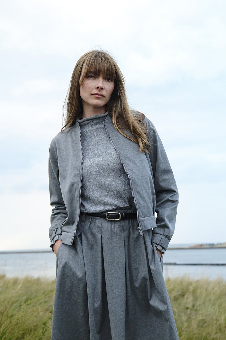 Pullover viscose NB2275 | Dark Grey Melange
