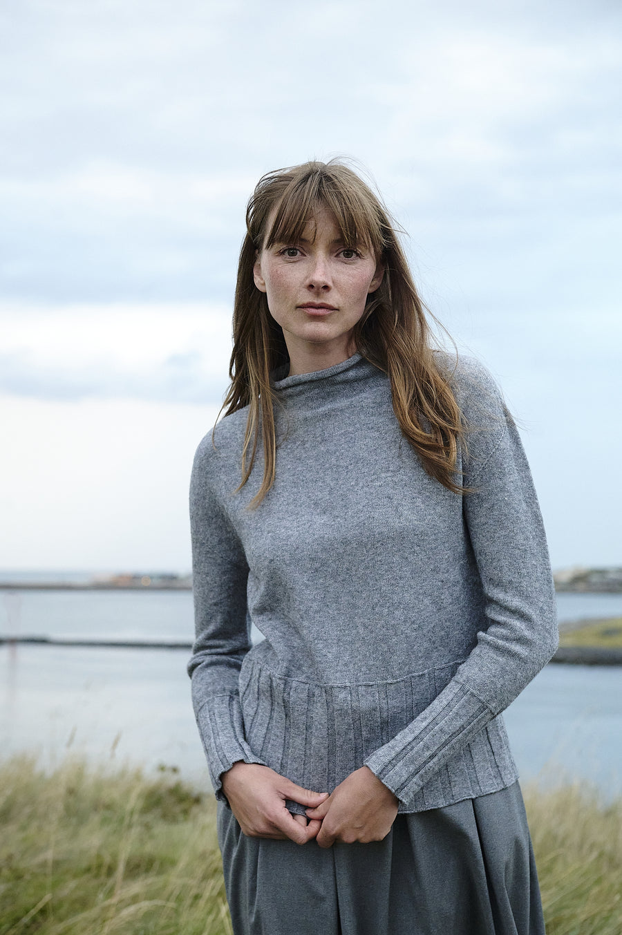 Pullover viscose NB2275 | Dark Grey Melange