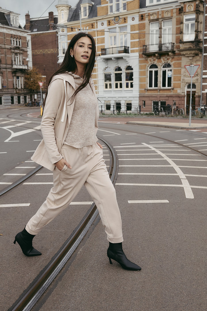 Primo viscose elastane  pants | Beige