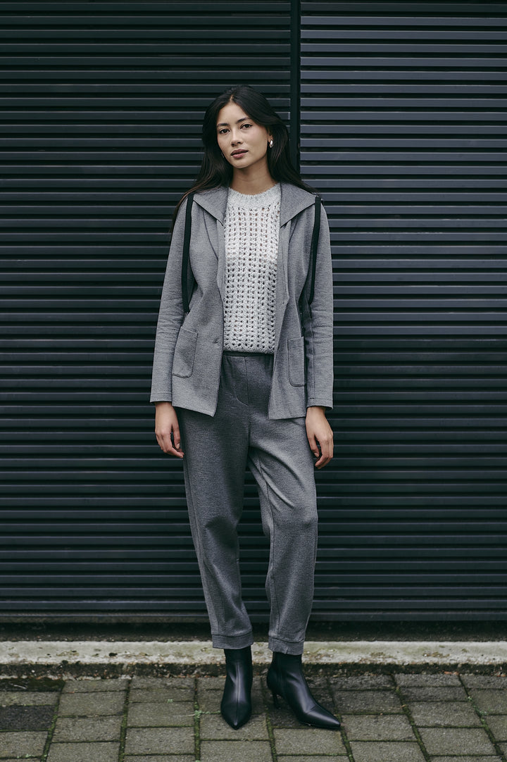 Primo viscose elastane  pants | Dark Grey