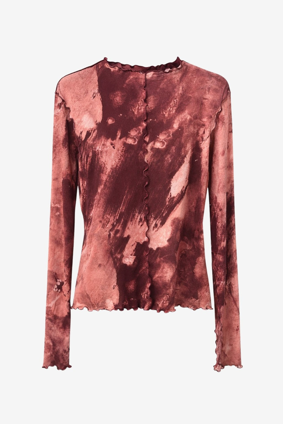 Janette allover print top