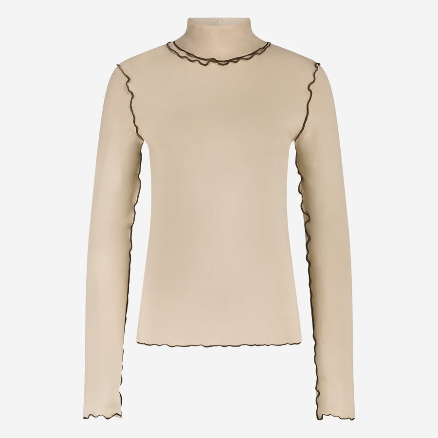 Janice viscose top | Capuccino