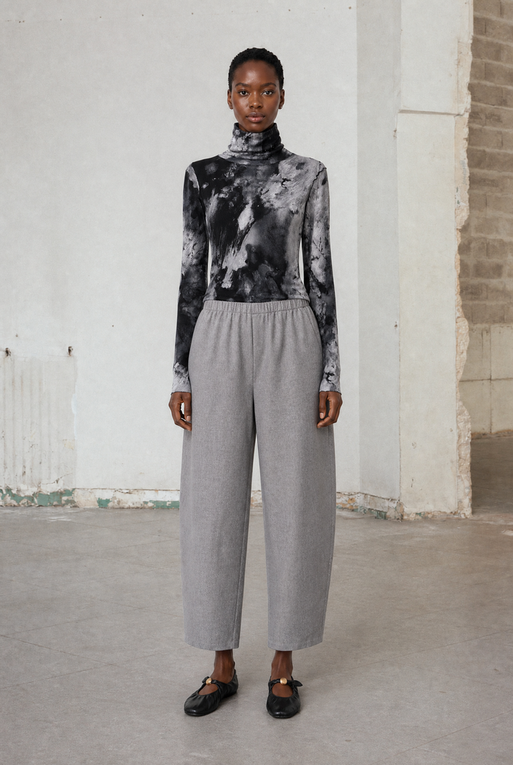 Janice allover print top