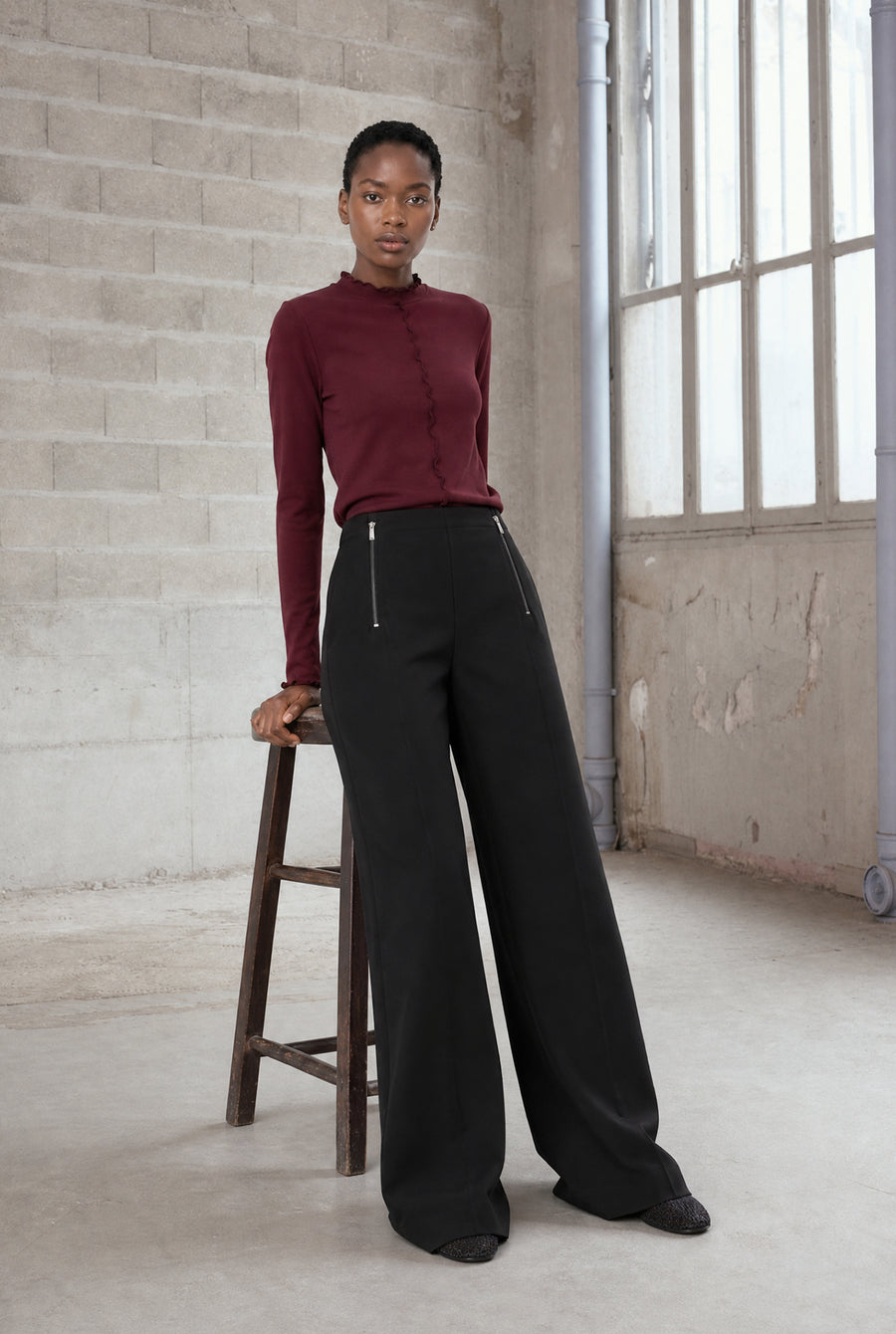 Zippo pants technical jersey | Black