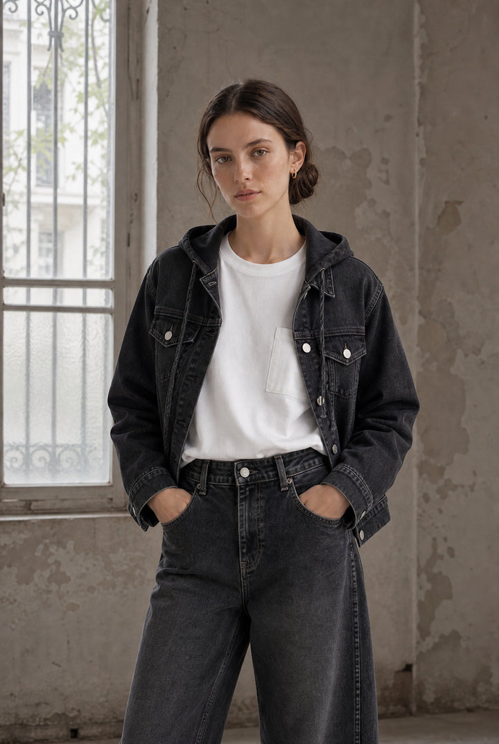 Jessie faded hood jacket