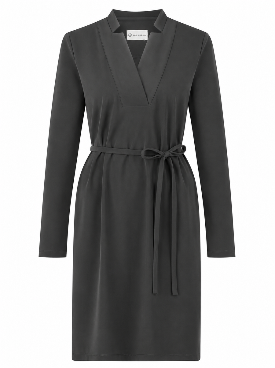 Dress Kelly Technical Jersey | Grigio Notte