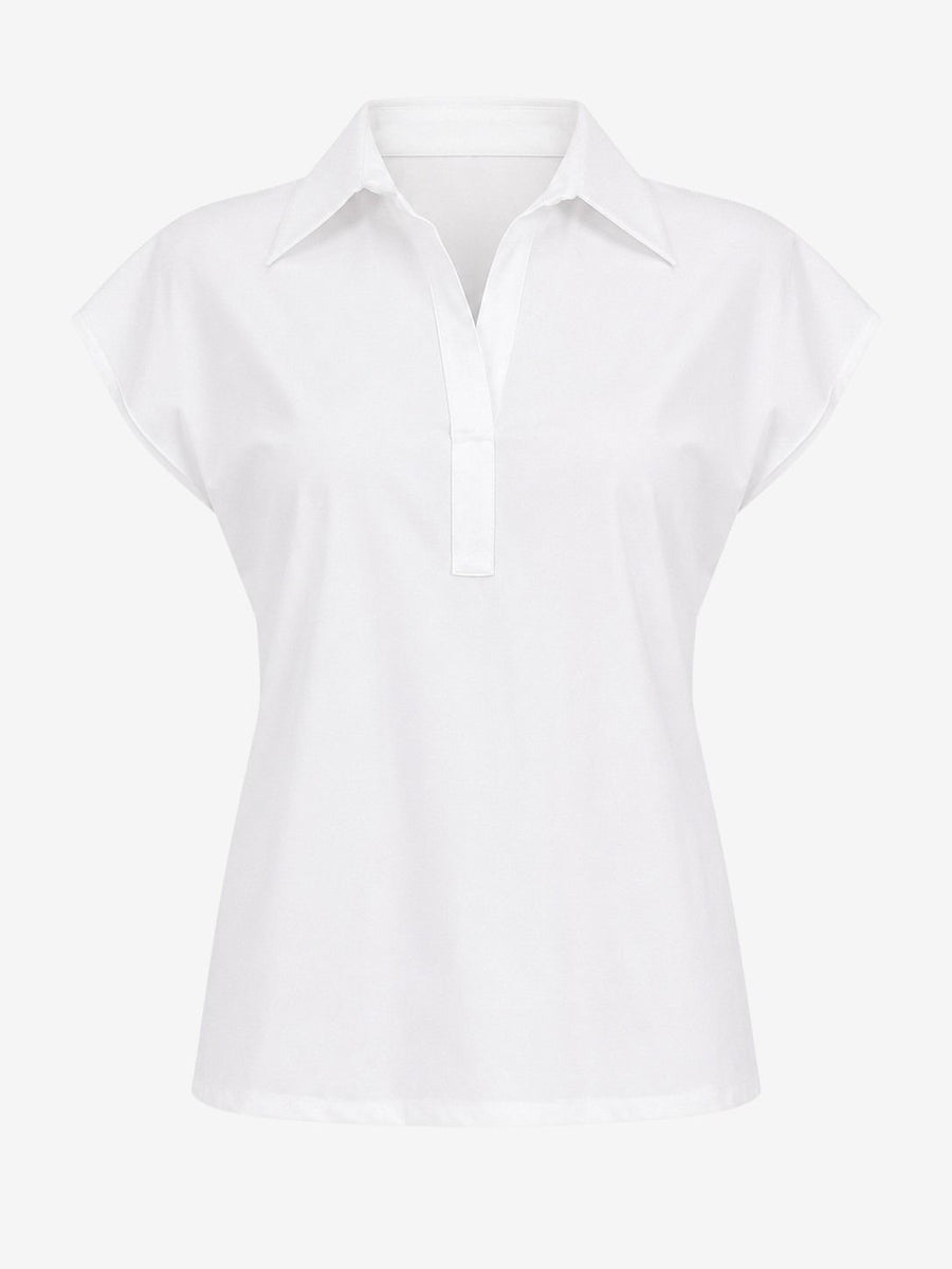 Kitty top technical jersey | White