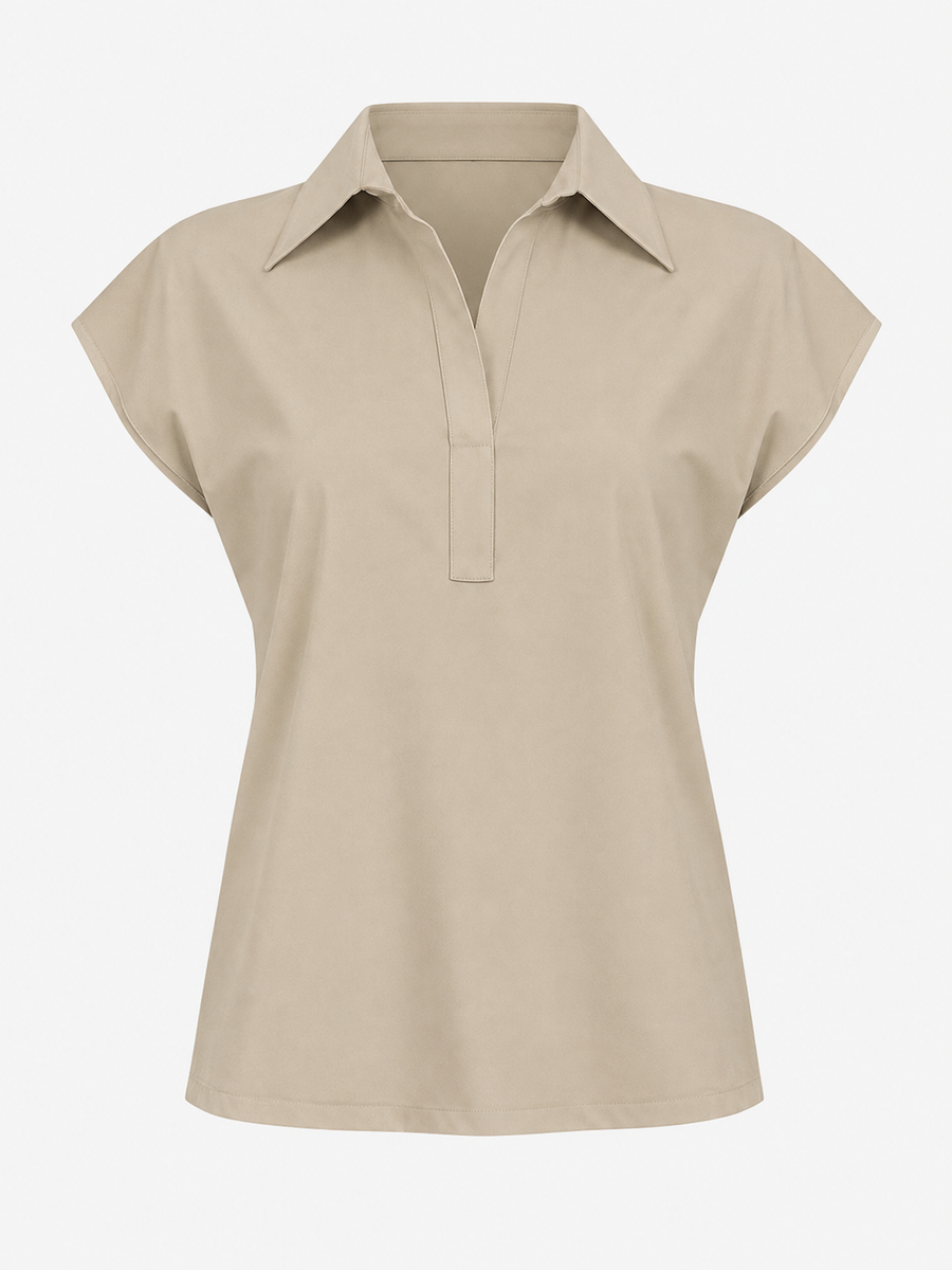 Kitty top technical jersey | Sand