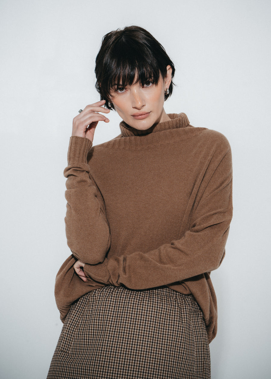 Cashmir wool polo pullover W1165