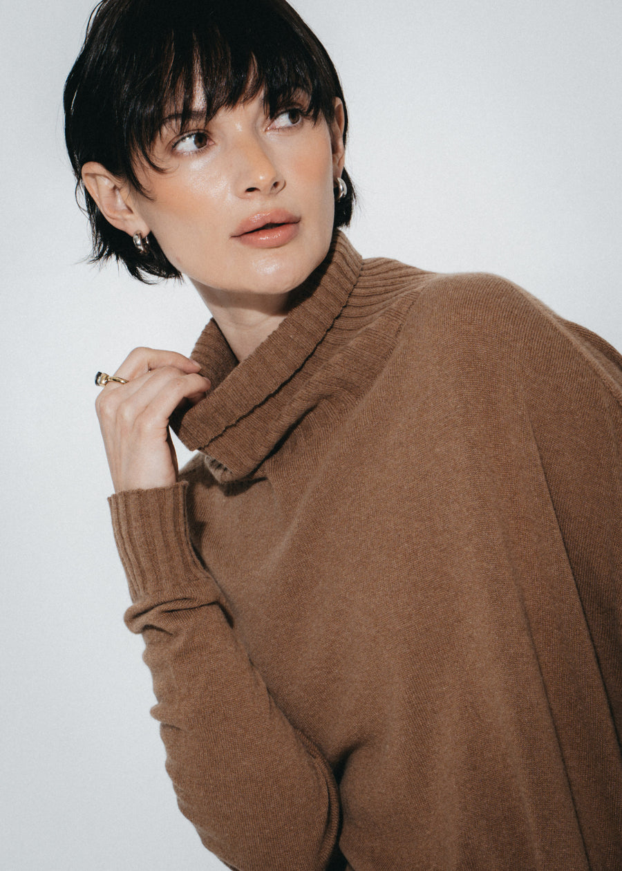 Cashmir wool polo pullover W1165