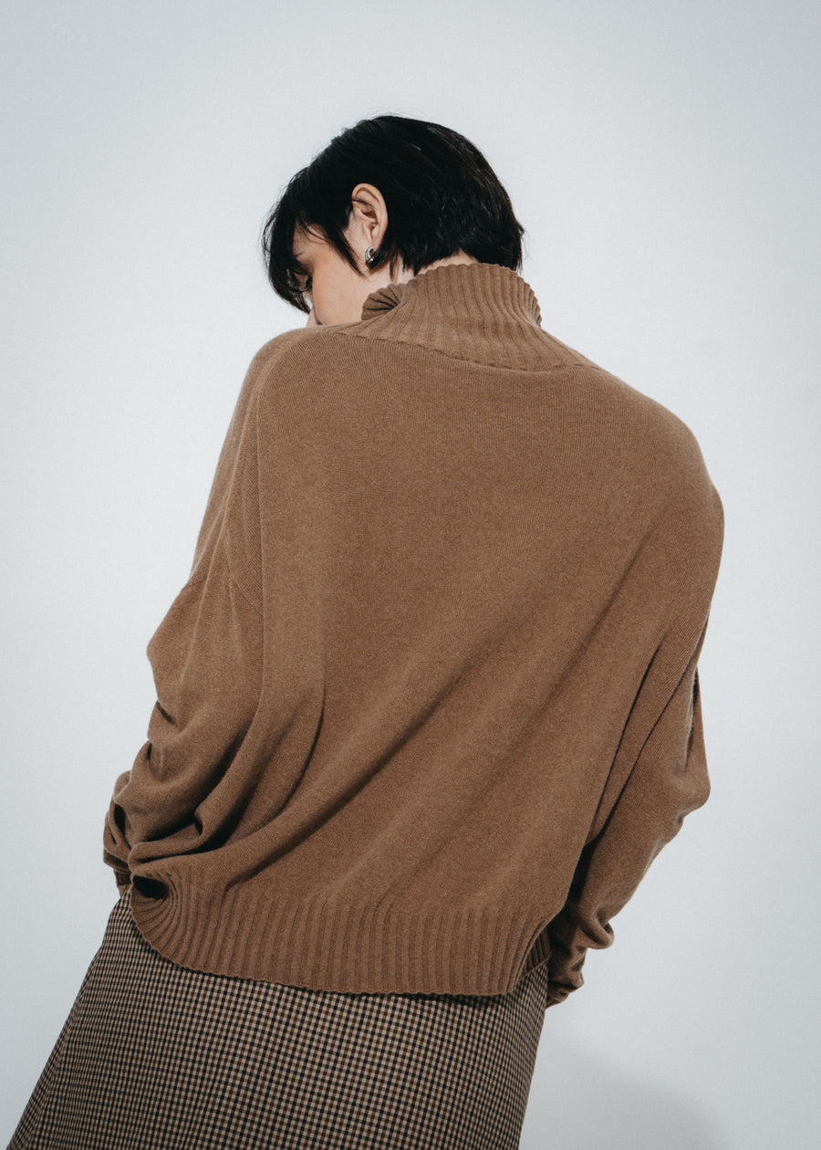 Cashmir wool polo pullover W1165