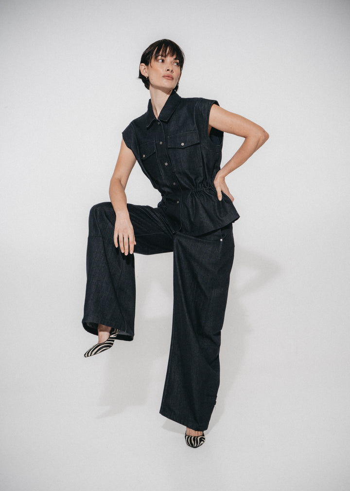Viva indigo barel jeans