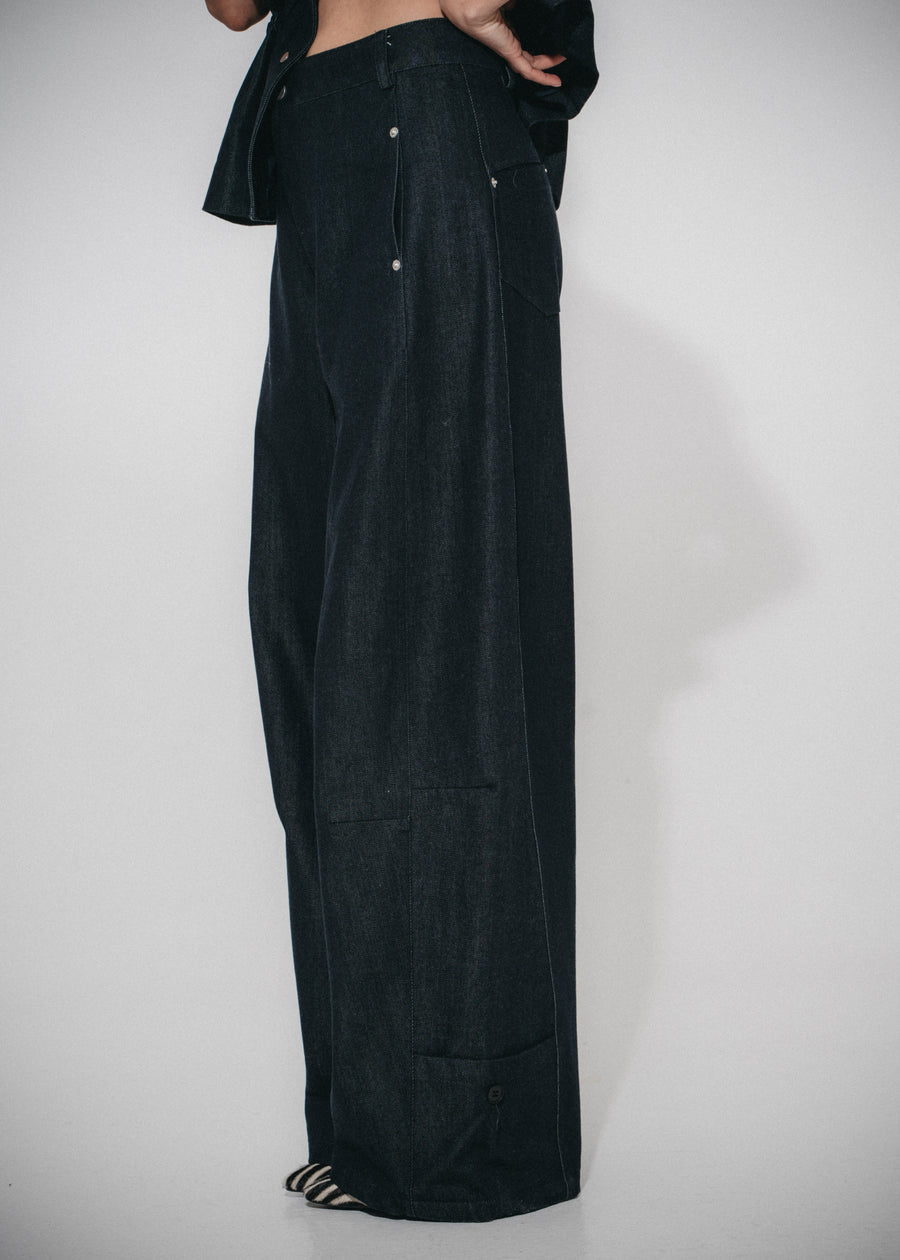 Viva indigo barel jeans