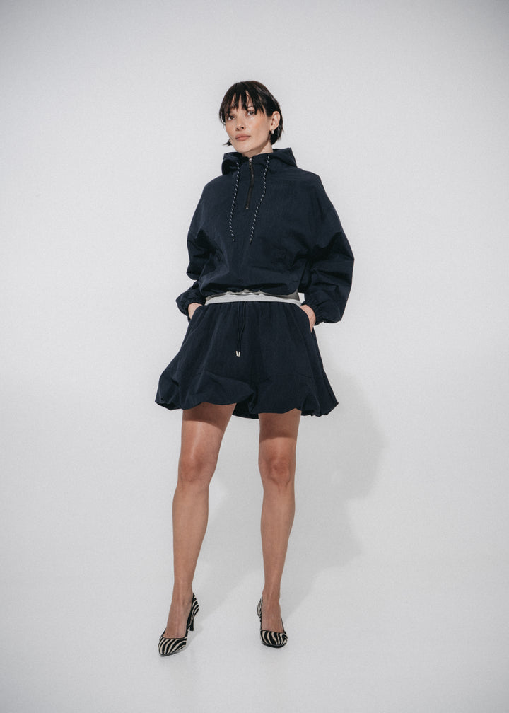 Kara cotton balloon mini skirt