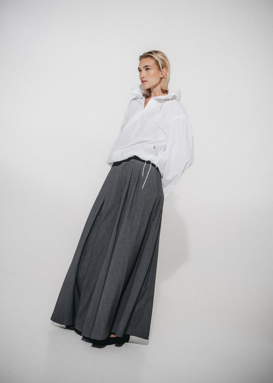 Coco pleated viscose pants