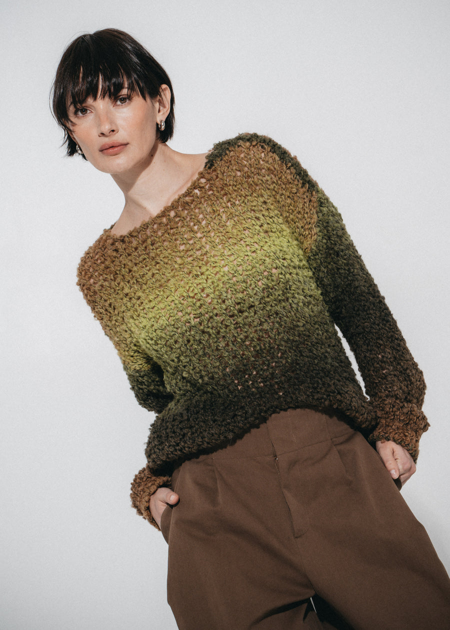 Cozy colour block pullover FA265 | Multi