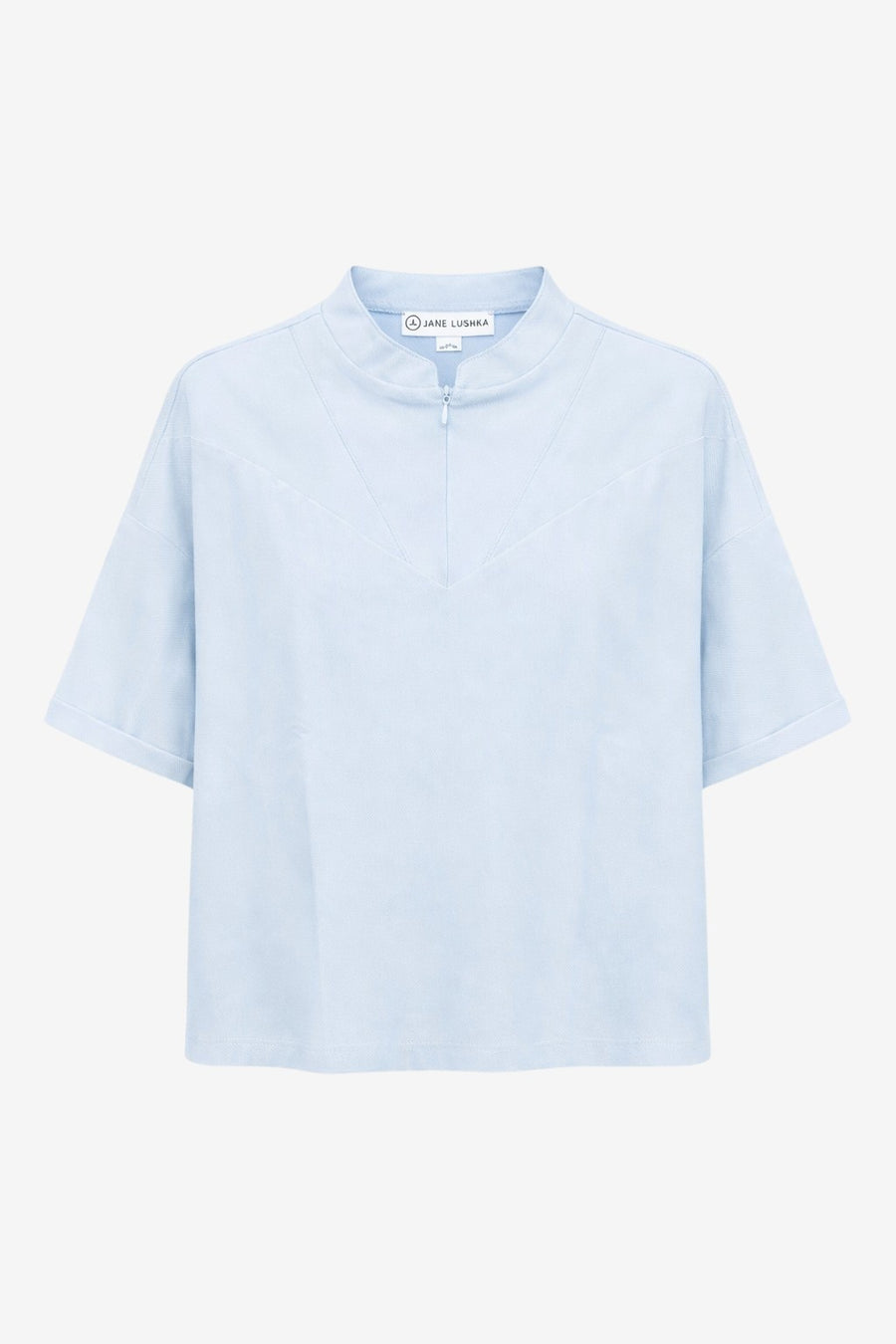 Lissa structure tech jersey top