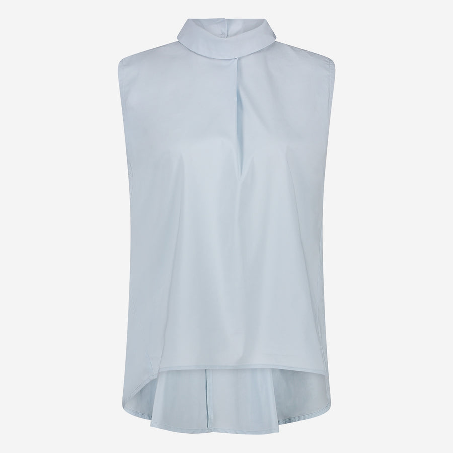 Dolche vitas poplin top | Light Blue