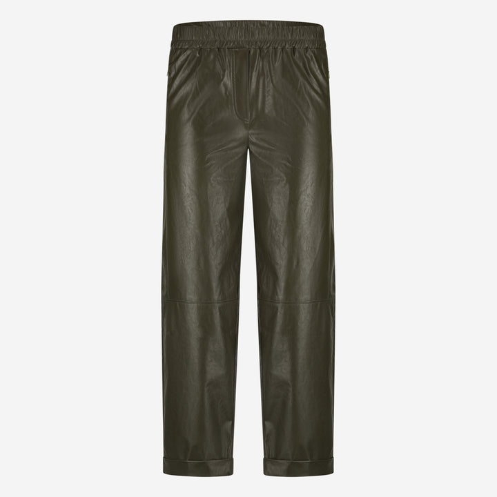 Daphne eco leather pants | Army