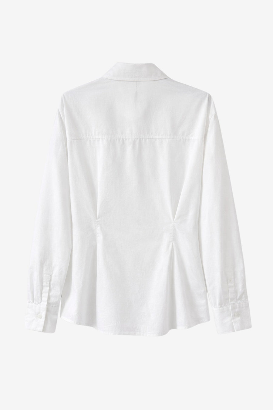 Maele poplin blouse | White