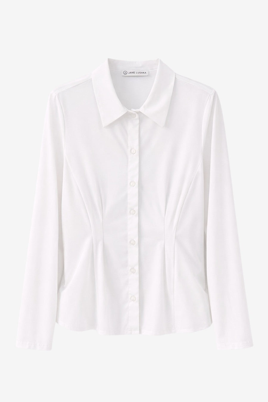 Marcellina blouse technical jersey | White