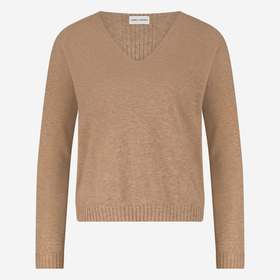 Pullover seamless viscose NB186 | Beige