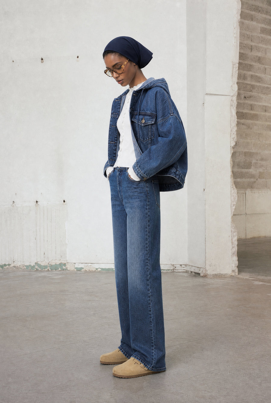 Nevada hood denim jacket