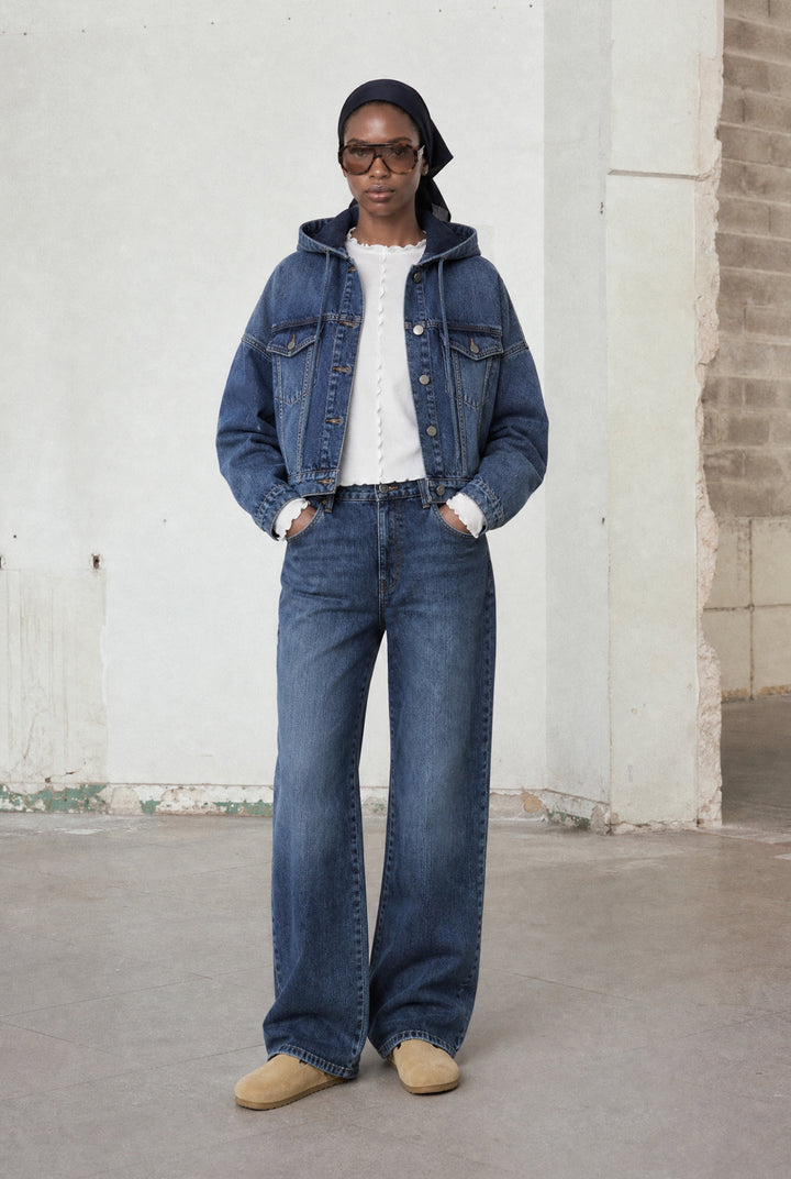 Nevada hood denim jacket