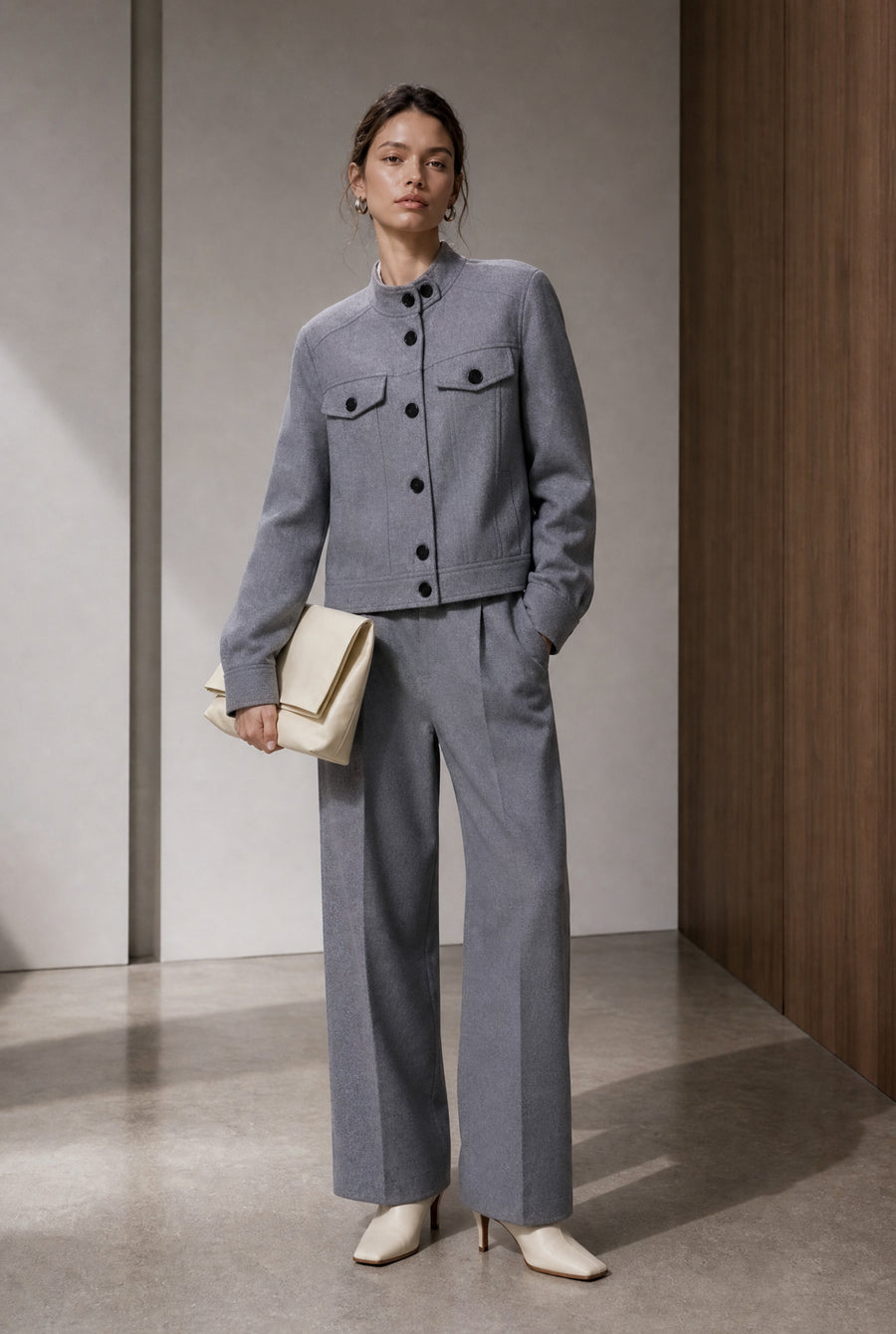 Ophelia viscose blend short jacket