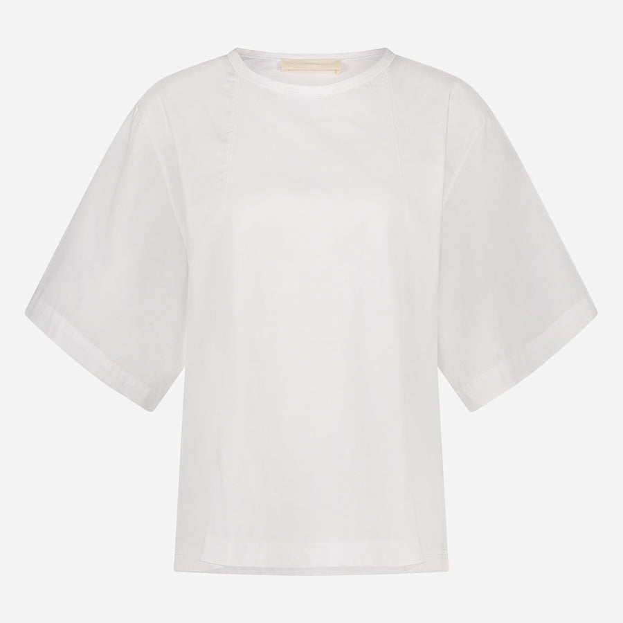Carry mix cotton top | White
