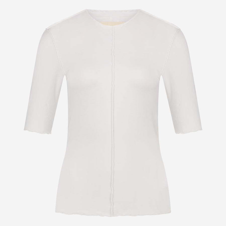 Jordan stretch viscose top | White