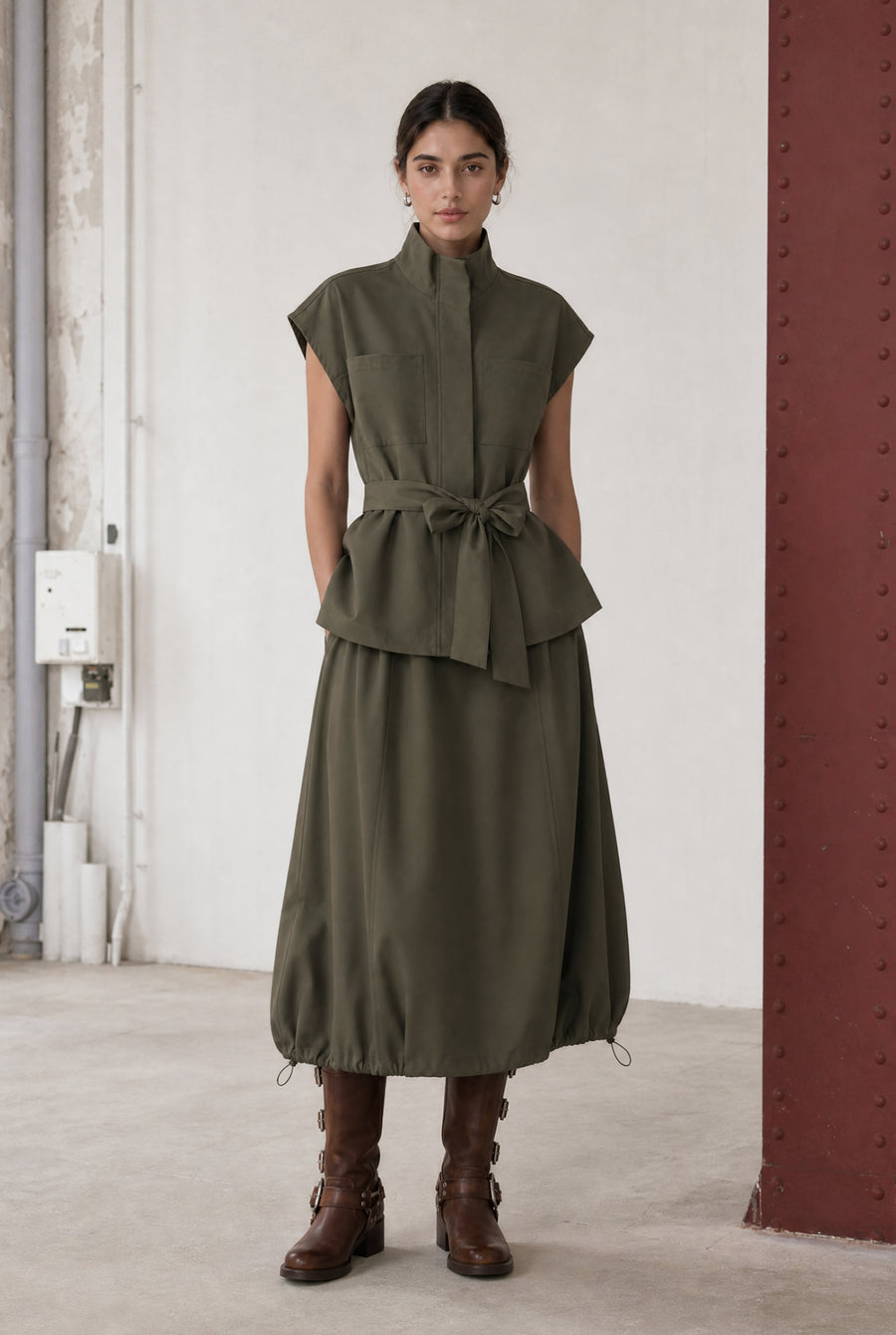 Patricia vest technical jersey | Army