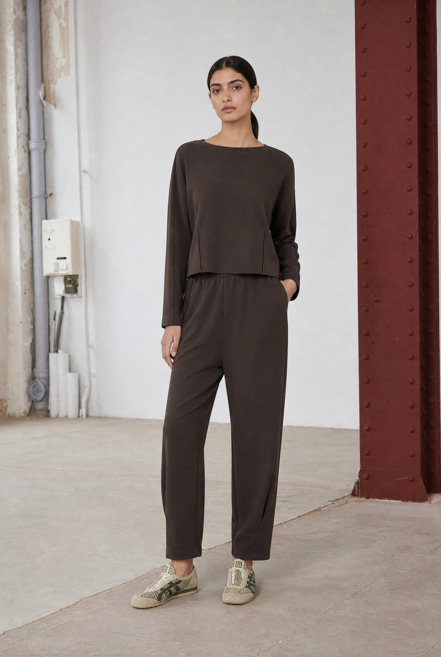 Pantalon Umbretto en jersey technique