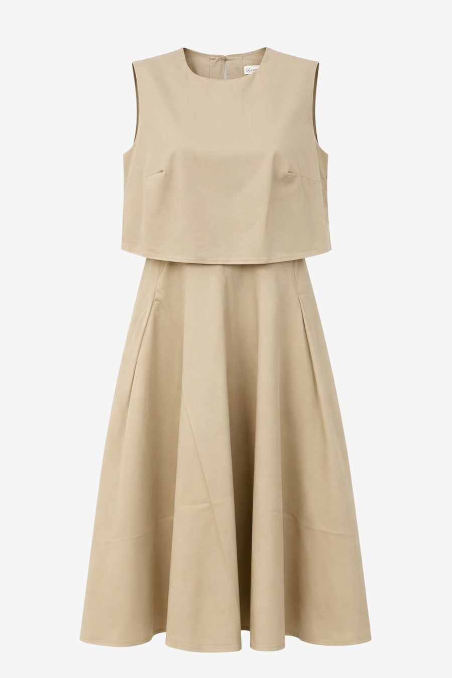 Poplin mid dress 36924 | Sabbia