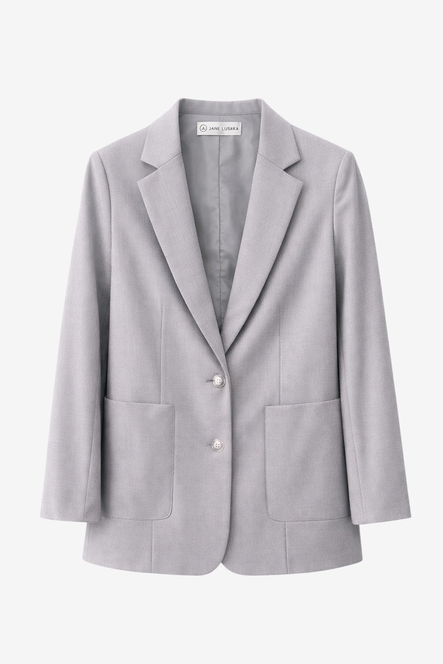 Rango viscose basic blazer | Grigio