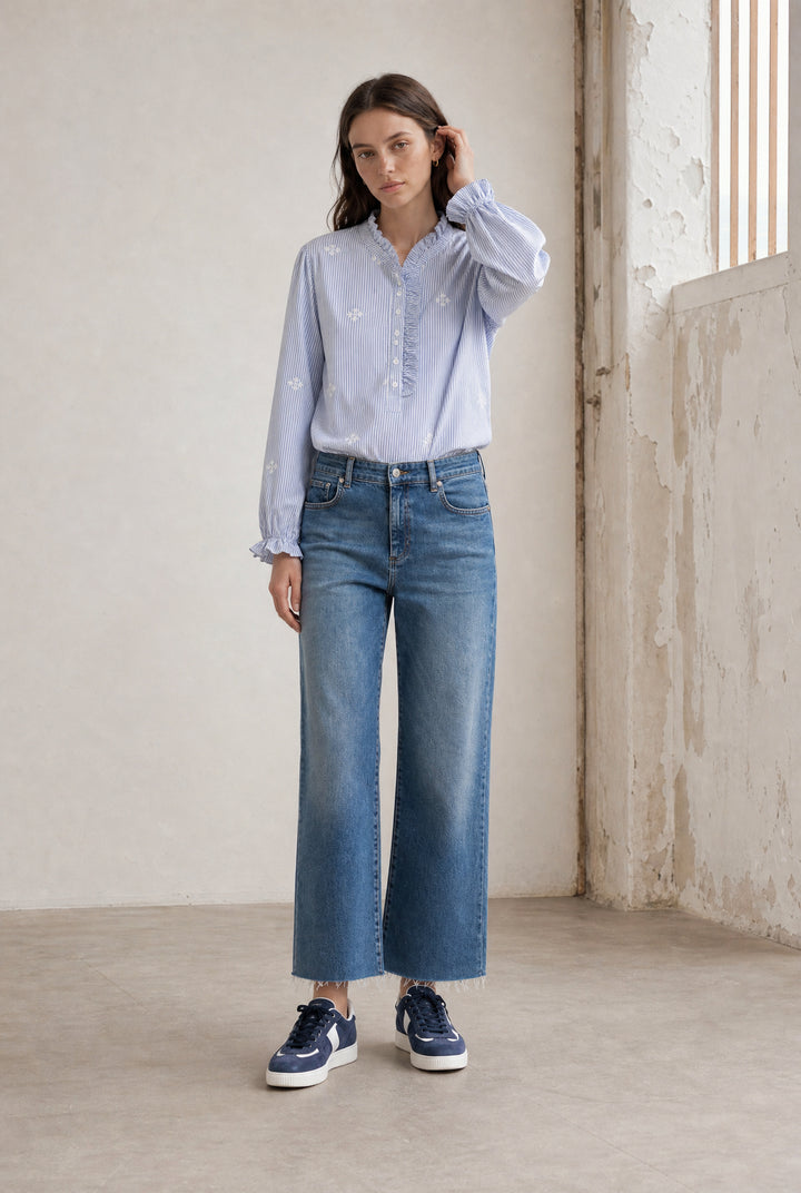 Rina striped blouse