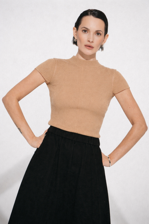 Rina rib knit top