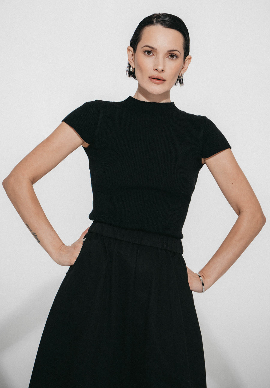 Rina rib knit top