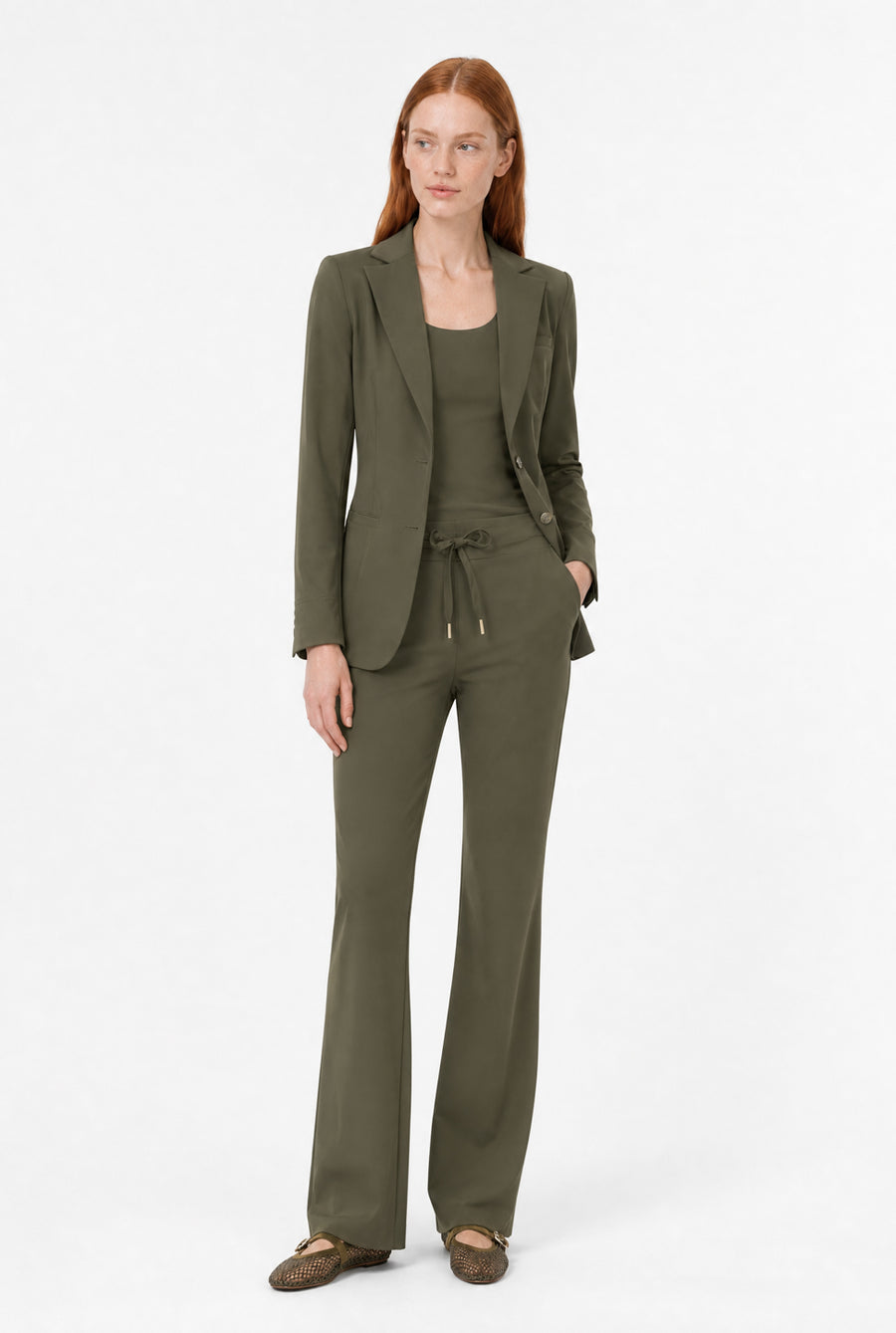 Blazer Roma Easy Wear Technical Jersey | Army