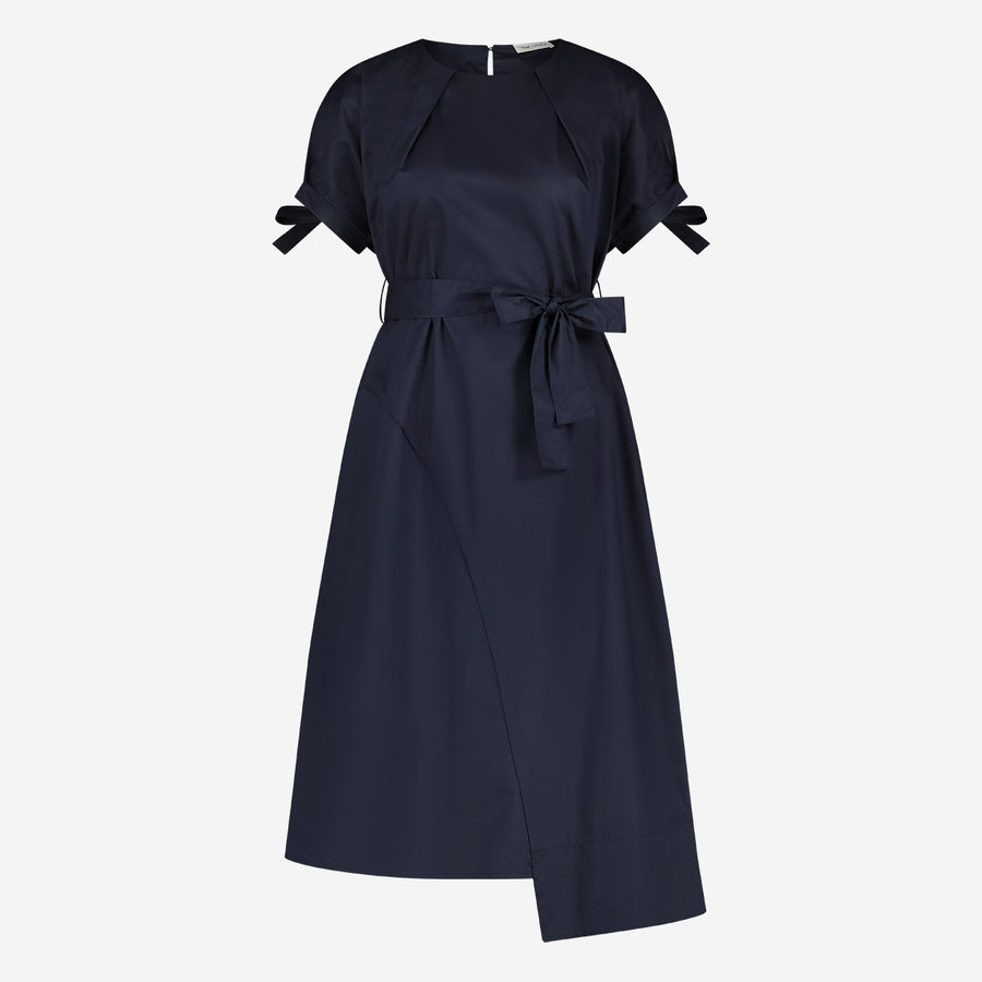 Dress cotton blend | Dark Blue