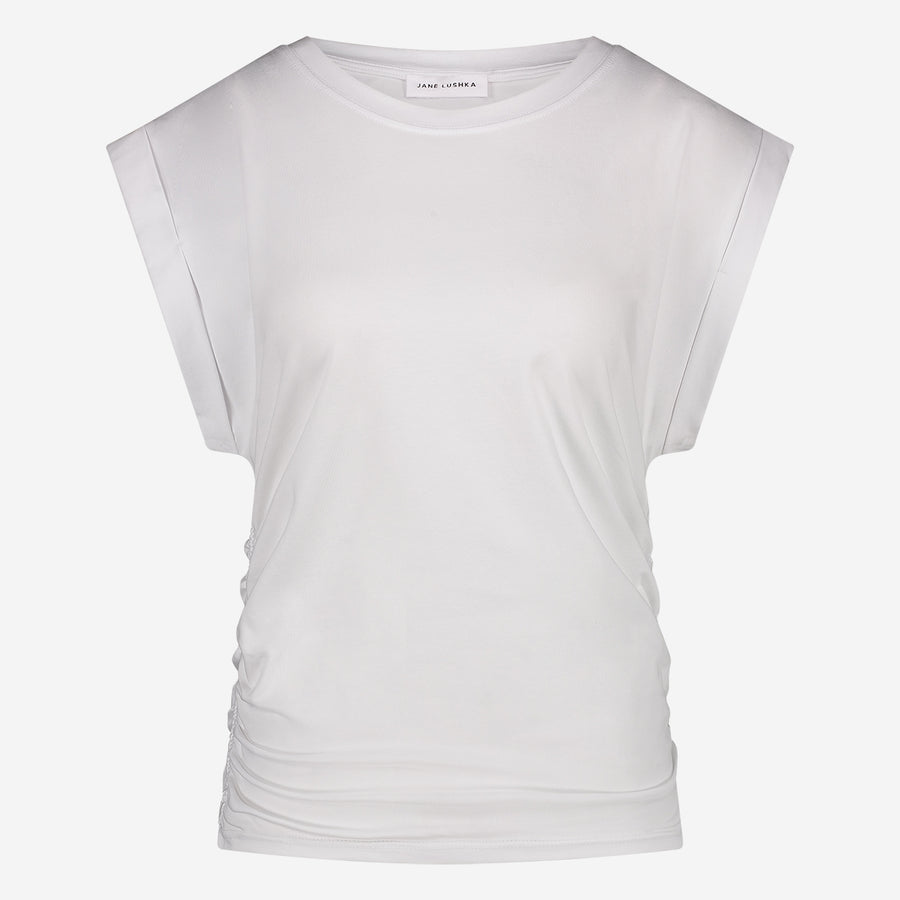 Top cotton elastane | White