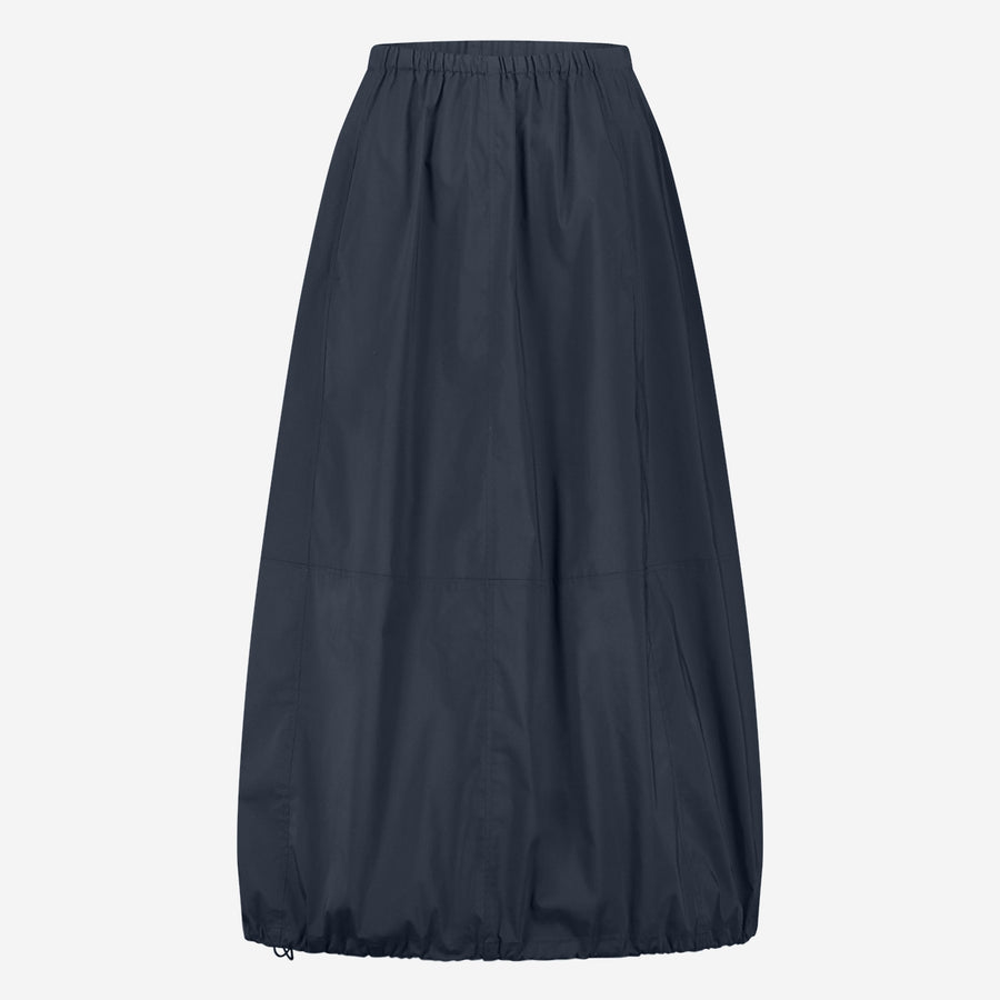 Maud cotton poplin skirt | Blue