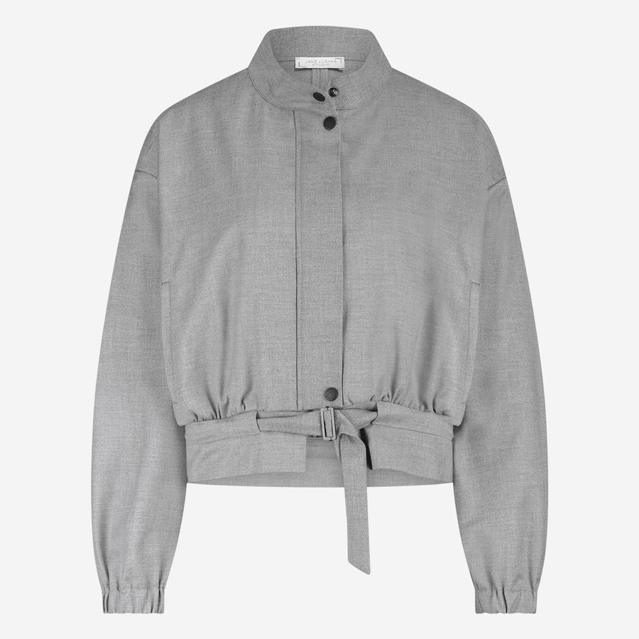 Ian viscose jacket | Light grey